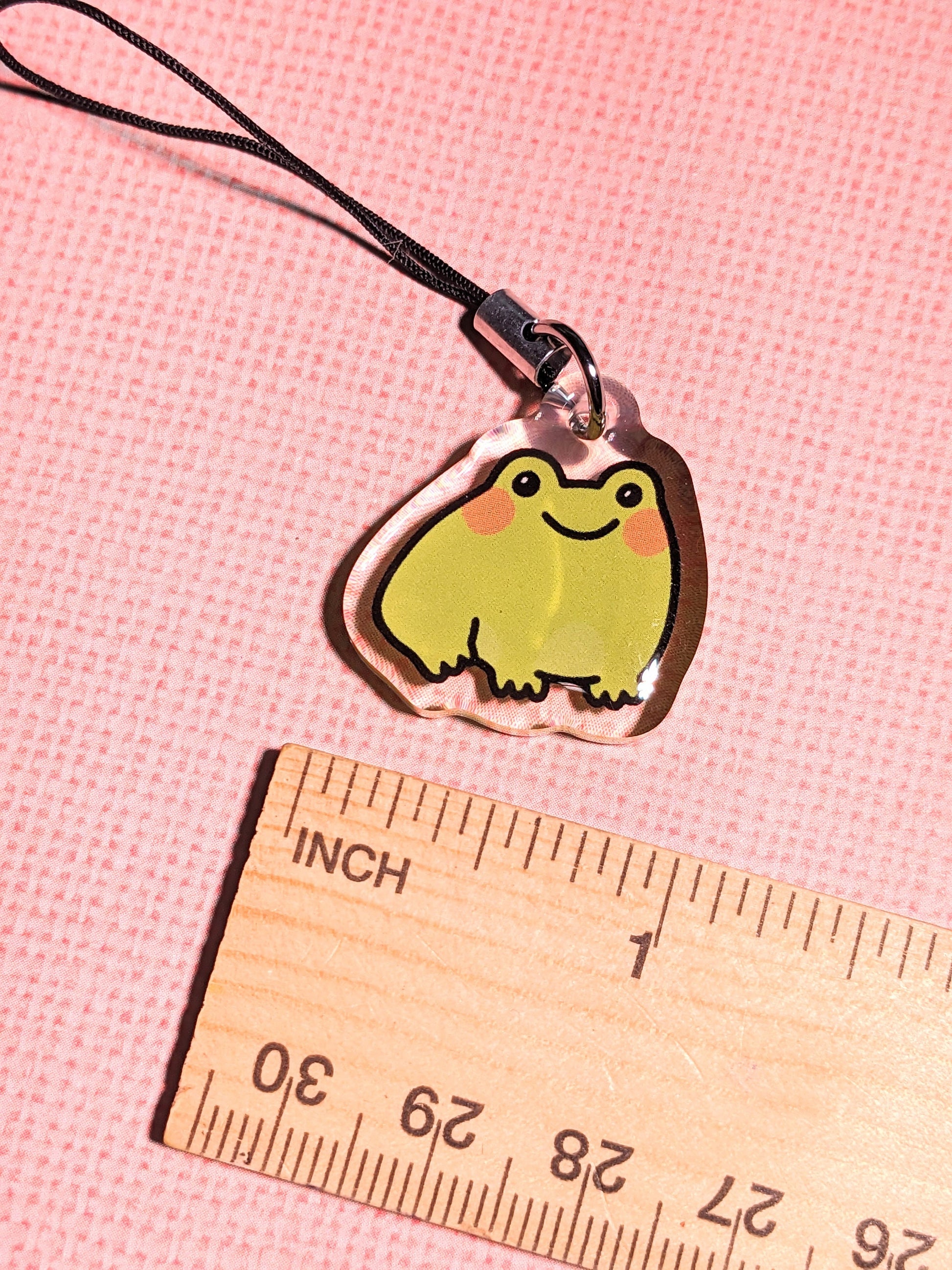 Mini 1" Froggy Keychain Acrylic Charm