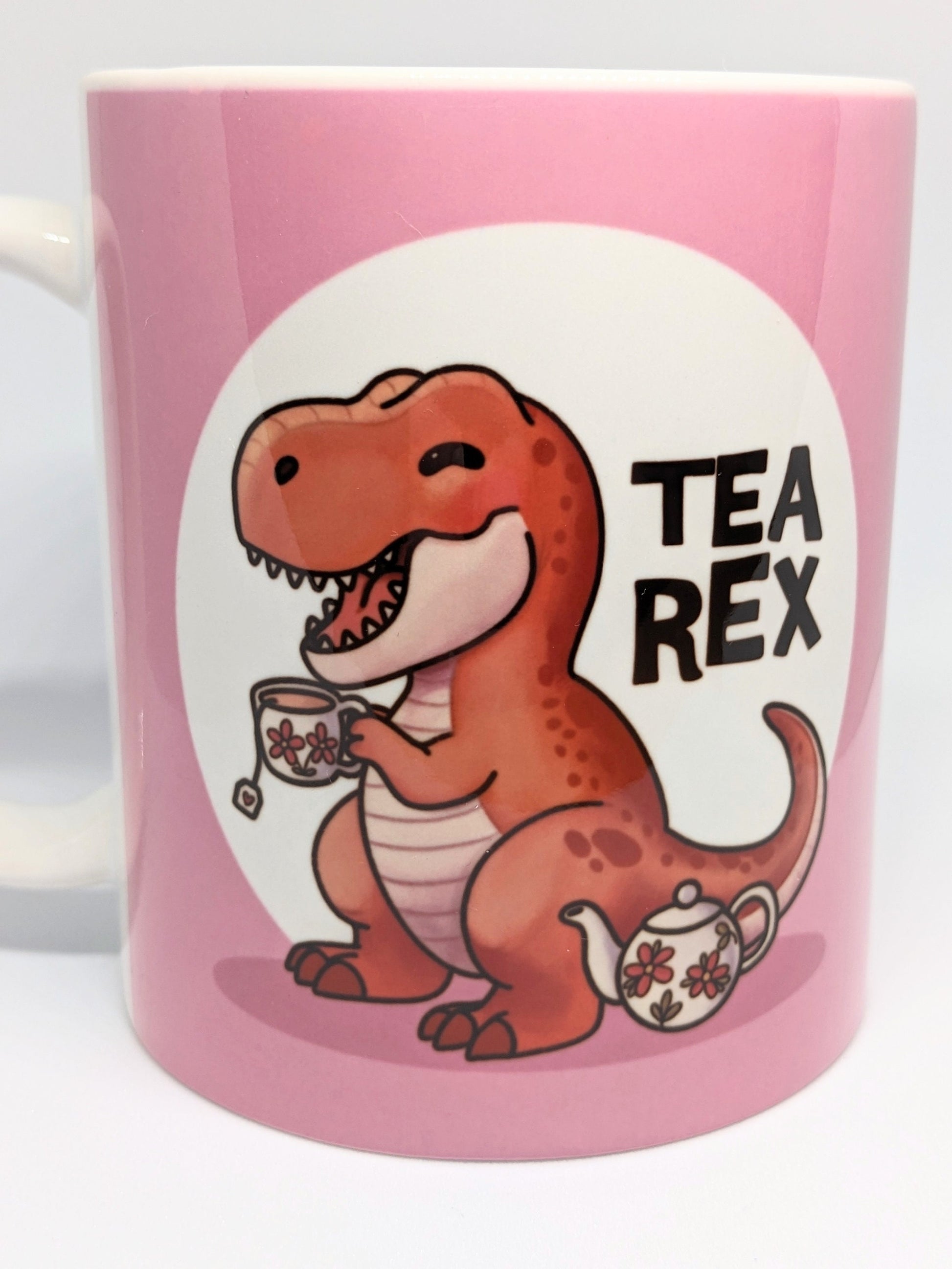 Tea Rex | 12oz Ceramic Mug | Microwave and Dishwasher Safe