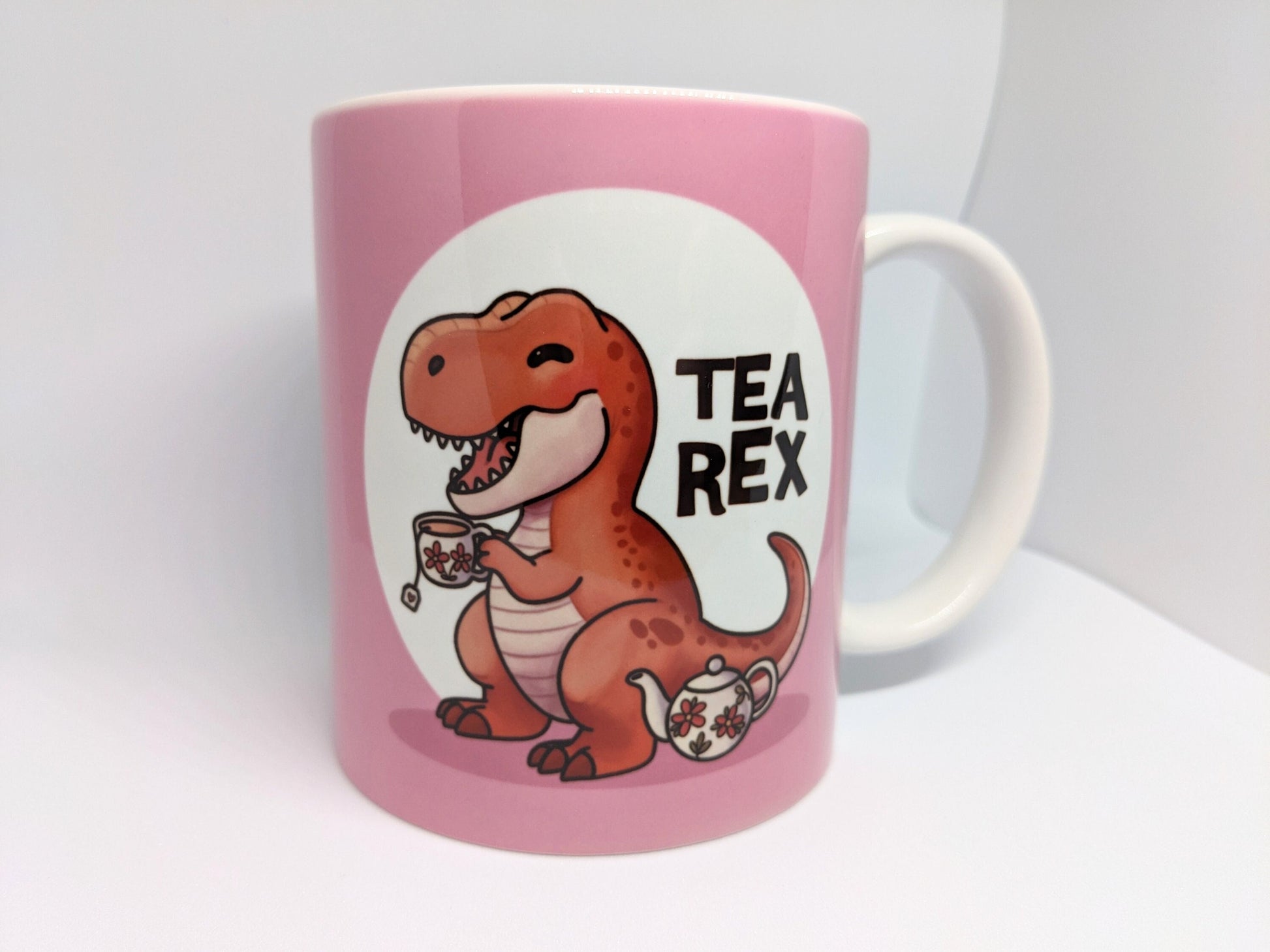 Tea Rex | 12oz Ceramic Mug | Microwave and Dishwasher Safe