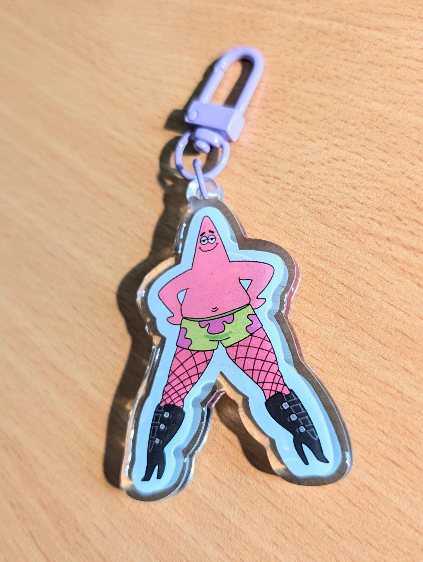 Starfish in Heels Keychain Acrylic Charm